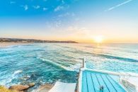 On shore mornings Bondi Beach