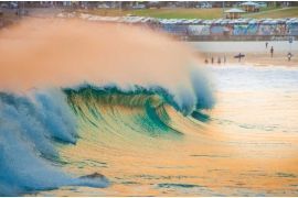 Orange wave