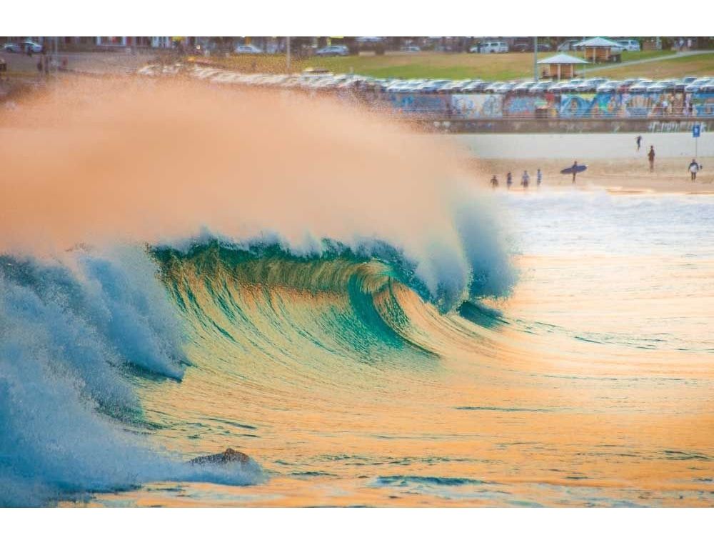 Orange wave