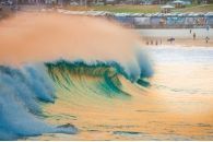 Orange wave
