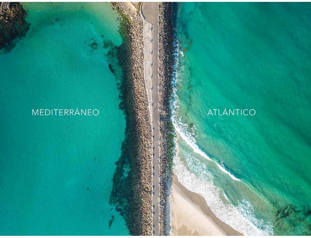 Atlantico Mediterraneo with letters