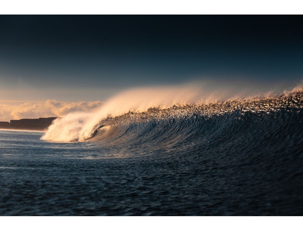 Deep dark ocean