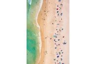 Vertical beach view